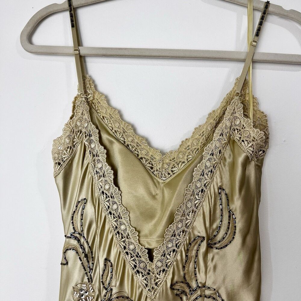 Sue Wong Nocturne Silk Beaded Lace Formal Maxi Gown Mermaid Women’s 8 - Picture 7 of 16